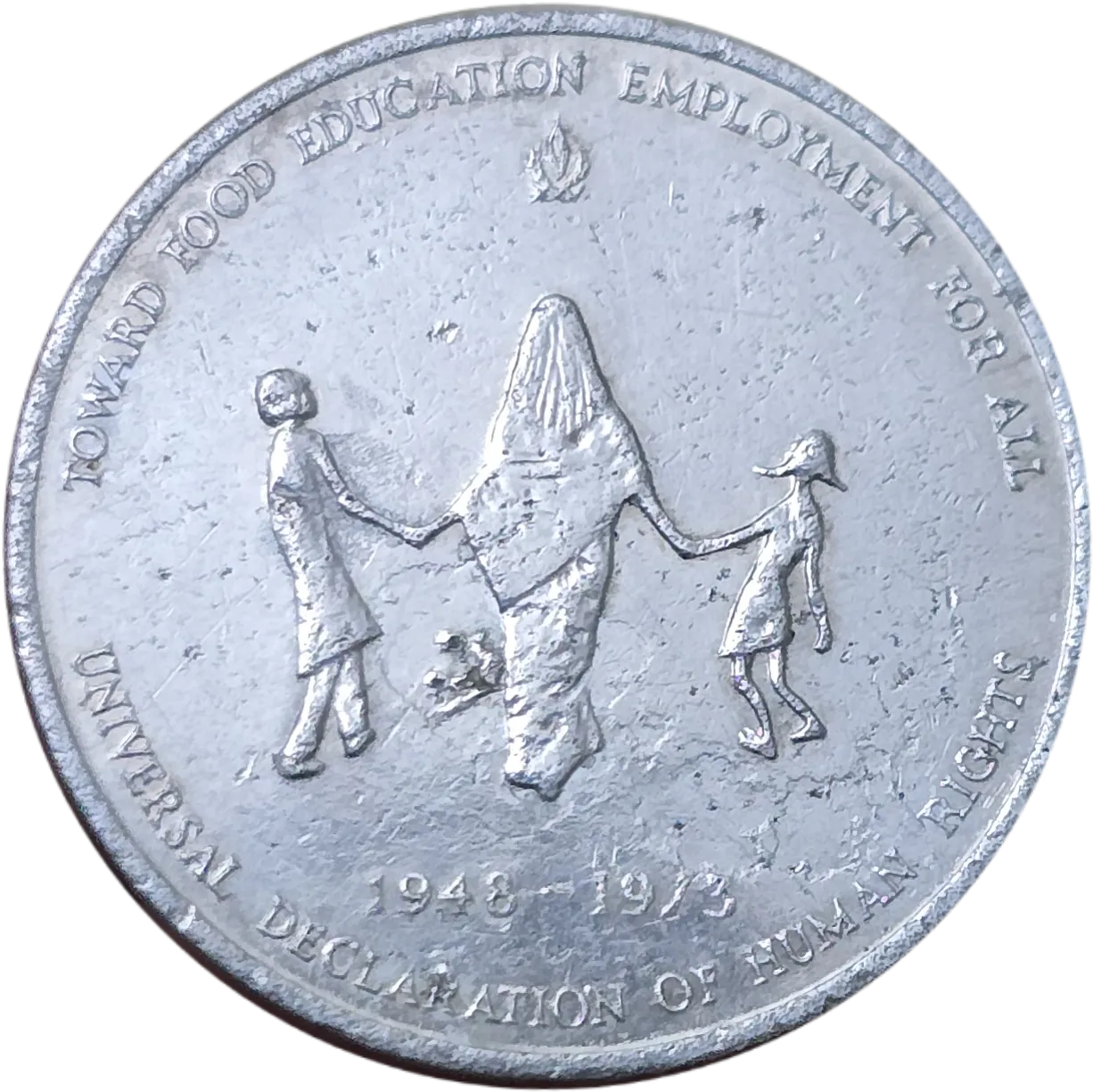سکه مدالیوم ایتالیا یادبودی فائو